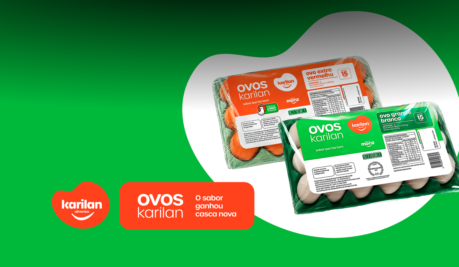 Ovos Karilan Sabor que faz bem 